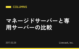 マネージドサーバーと専用サーバーの比較